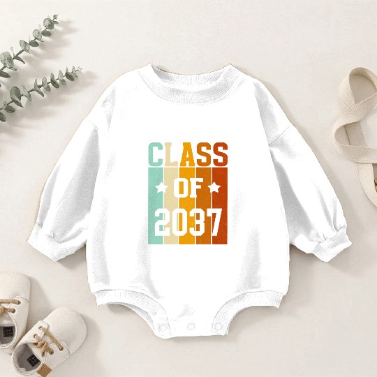 CLASS OF 2037 BACK TO SKHOOL. Baby Romper Sweatshirts