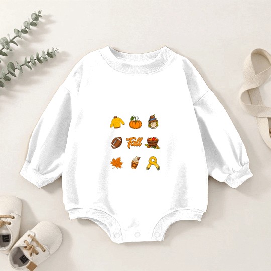 God Says I Am Fall Vibes Autumn Christian Baby Romper Sweatshirts