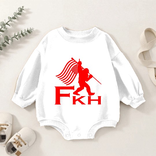 Bigfoot FKH Flag LIKE US ON FACEBOOK # Baby Romper Sweatshirts