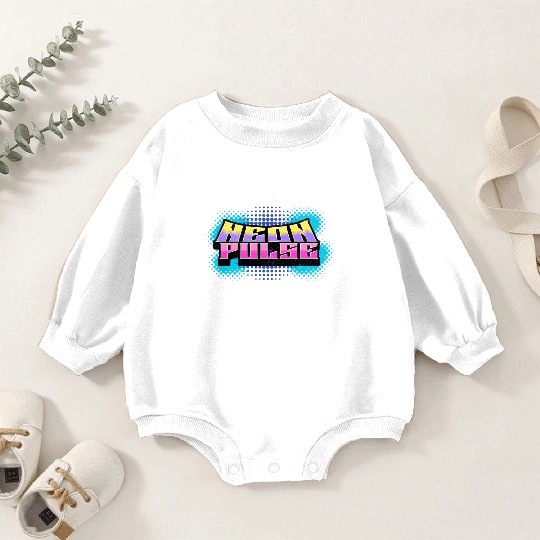 Neon Pulse - Vibrant Y2K Streetwear Vibes Baby Romper Sweatshirts