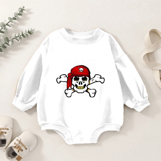 Pirate design Embrace Your Inner Swashbuckler Baby Romper Sweatshirts