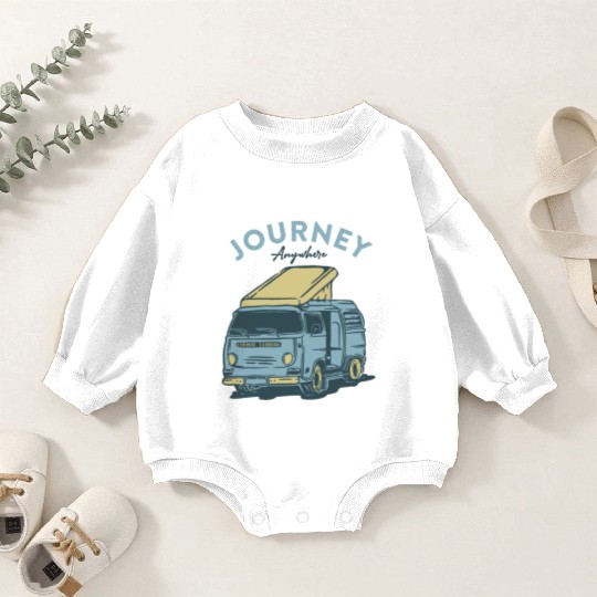 Journey Anywhere Baby Romper Sweatshirts