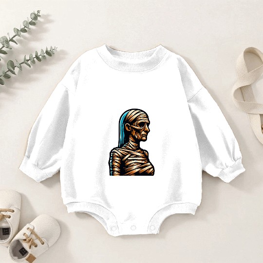 Mummy Grandma GRANMUMMY Halloween Women Horror Baby Romper Sweatshirts