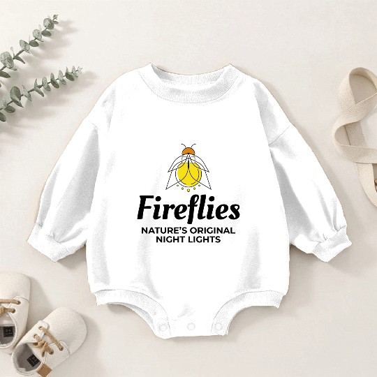 Fireflies Firefly Lightning Bug Insect Collector Baby Romper Sweatshirts