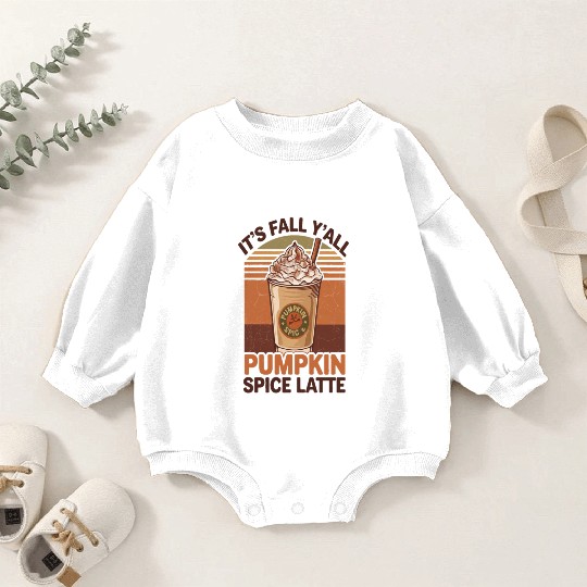 Pumpkin spice Baby Romper Sweatshirts