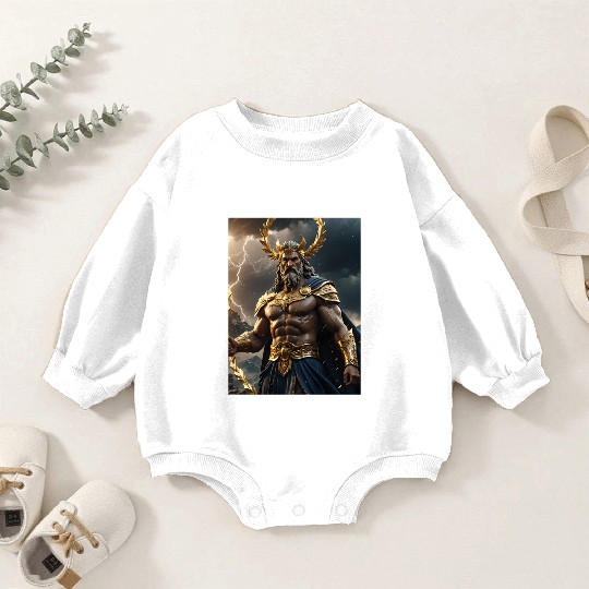 Zeus Jupiter Roman Greek God Baby Romper Sweatshirts