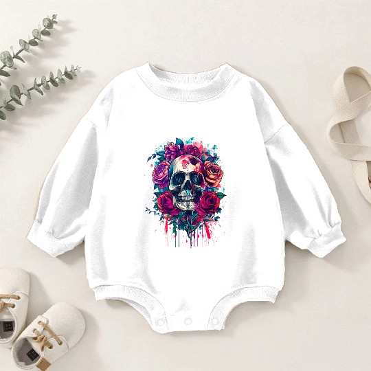 Santa Muerte - Mexican Folk Culture Saint Baby Romper Sweatshirts