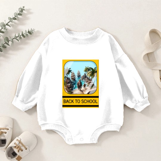 Back-to-school Baby Romper Sweatshirts