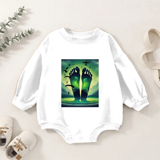 RESCUE Triad "Green Feet" Baby Romper Sweatshirts