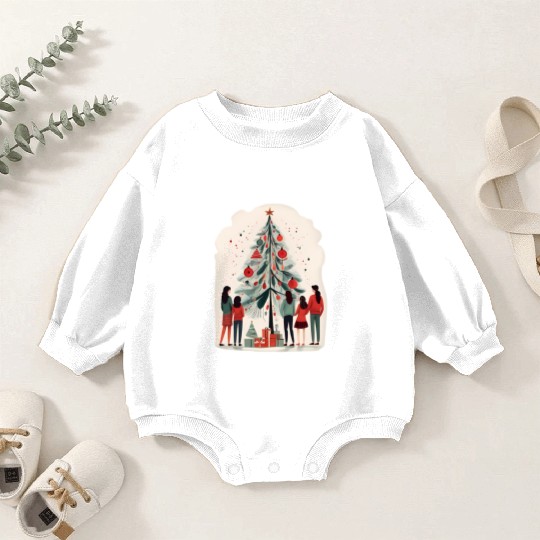 Joyful Family Christmas Celebration Baby Romper Sweatshirts