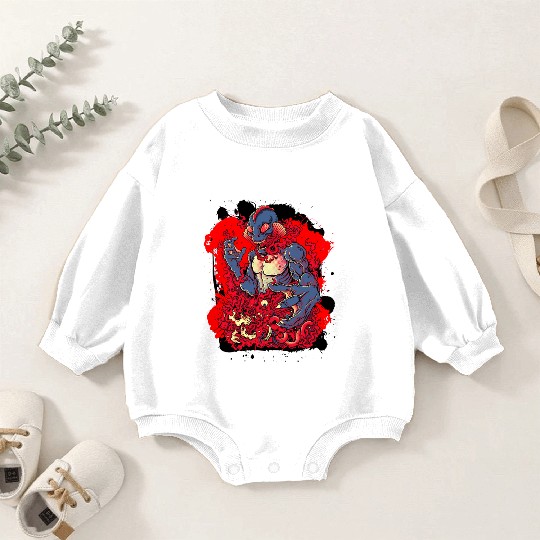 Fantasy Horror Creature - Death Lagoon Baby Romper Sweatshirts