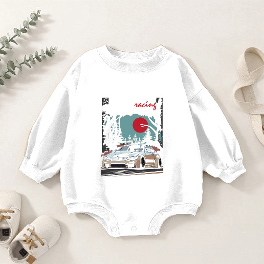 true racing freedom Baby Romper Sweatshirts