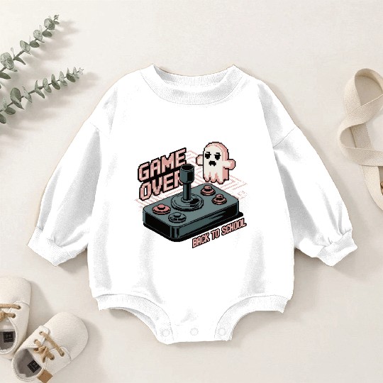 Game over back to school Baby Romper Sweatshirts