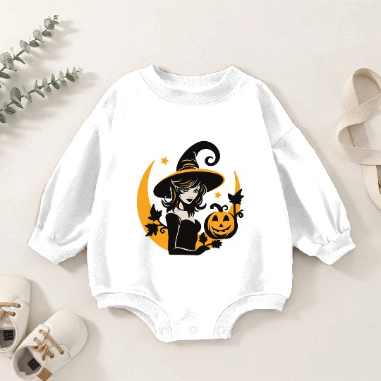 Witch Baby Romper Sweatshirts