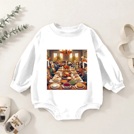 Thanksgiving Baby Romper Sweatshirts