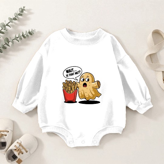 Potato Ghost Afterlife Fries Surprise Baby Romper Sweatshirts