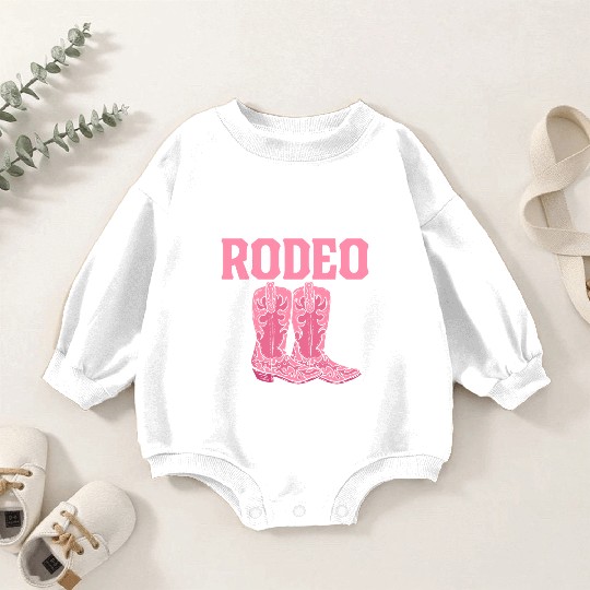 Bridal Party Bachelorette Party Rodeo The Bride's Baby Romper Sweatshirts