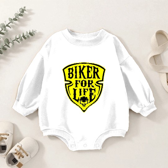 Biker For Life Shield LIKE US ON FACEBOOK # Baby Romper Sweatshirts