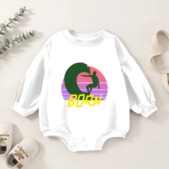 Born to Be Wild Vintage Baby Romper Sweatshirts