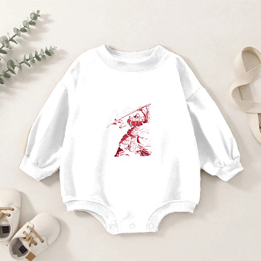 Kanji Japan Katana Sword Ninja Samurai Baby Romper Sweatshirts
