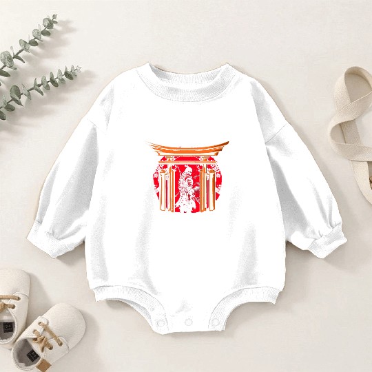Kanji Japan Katana Sword Ninja Samurai Baby Romper Sweatshirts