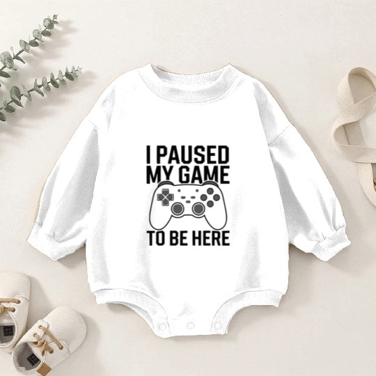 Retro Gamer - Classic Gaming Design Baby Romper Sweatshirts