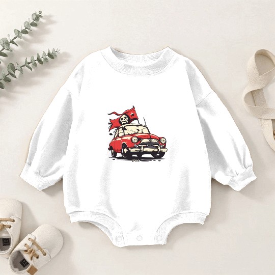 Communist Soviet Pirate Retro Car Baby Romper Sweatshirts