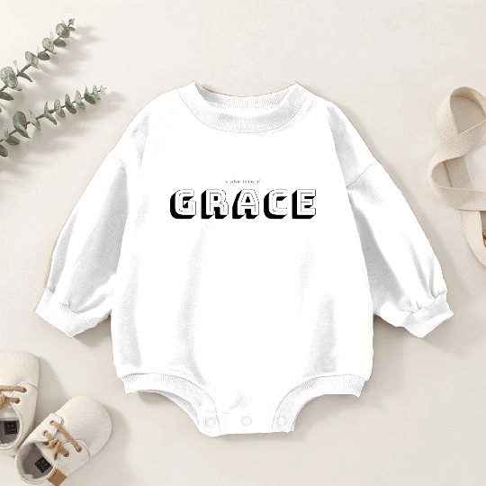 A silver lining of grace Baby Romper Sweatshirts