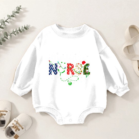 Oncology Nurse Xmas Santa Hat Nurse Christmas Baby Romper Sweatshirts