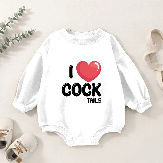 Funny I Love Cocktails 1 Baby Romper Sweatshirts