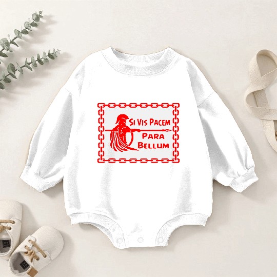 Spartan Si Vis Pacem Para Bellum LIKE US ON FB #U Baby Romper Sweatshirts