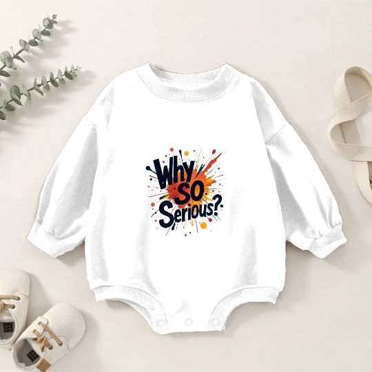 Why So Serious Chaotic Abstract Art Baby Romper Sweatshirts