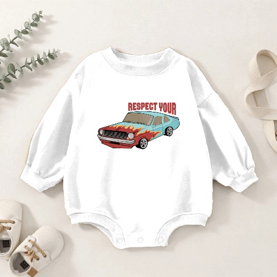 Funny Car Guy 2 Baby Romper Sweatshirts