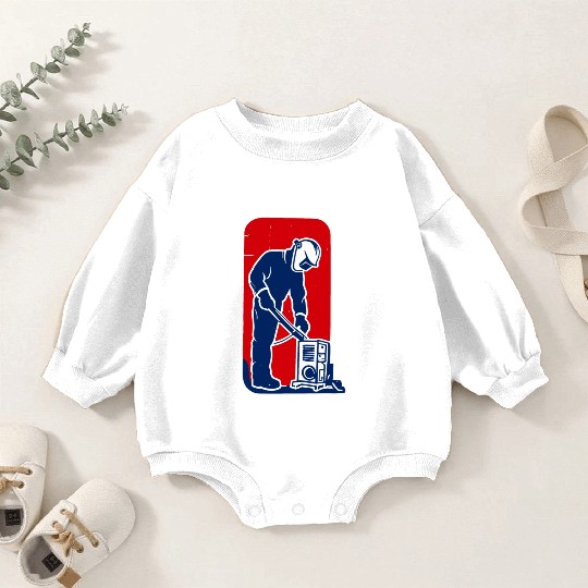 major league welder sticker Funny Welder League Baby Romper Sweatshirts