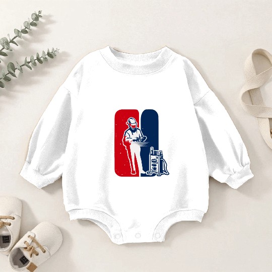 major league welder sticker Iconic Welder Design T Baby Romper Sweatshirts
