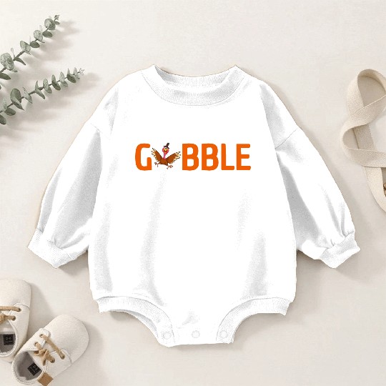 GOBBLE TURKEY PODIATRIST FUNNY THANKSGIVING Baby Romper Sweatshirts