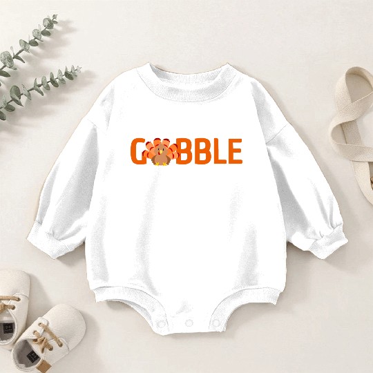 GOBBLE TURKEY PODIATRIST FUNNY THANKSGIVING Baby Romper Sweatshirts