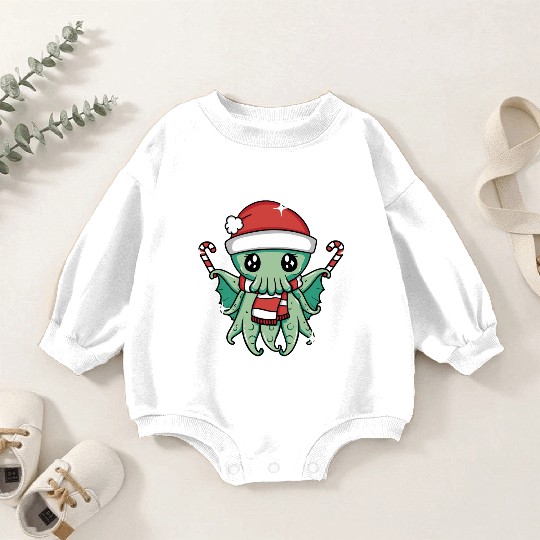 Christmas Cthulhu Baby Romper Sweatshirts
