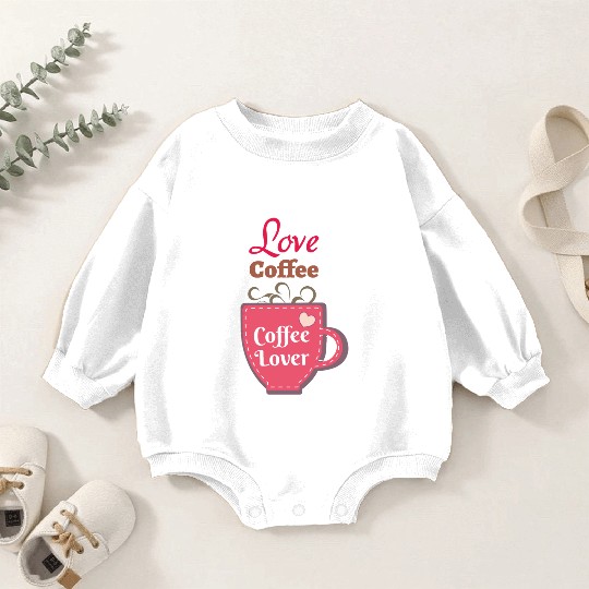 LOVE COFFEE Baby Romper Sweatshirts
