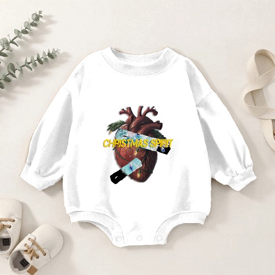 Christmas Spirit Baby Romper Sweatshirts