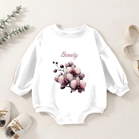 Orchid Elegance: A Symbol of Timeless Beauty Baby Romper Sweatshirts