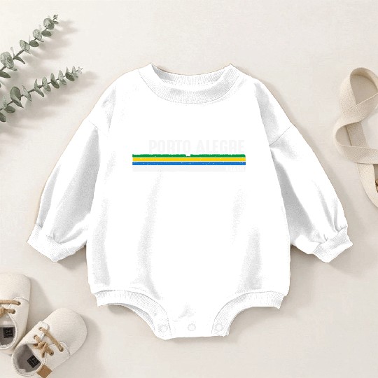 Porto Alegre Brazil Heritage - Embrace Your Baby Romper Sweatshirts