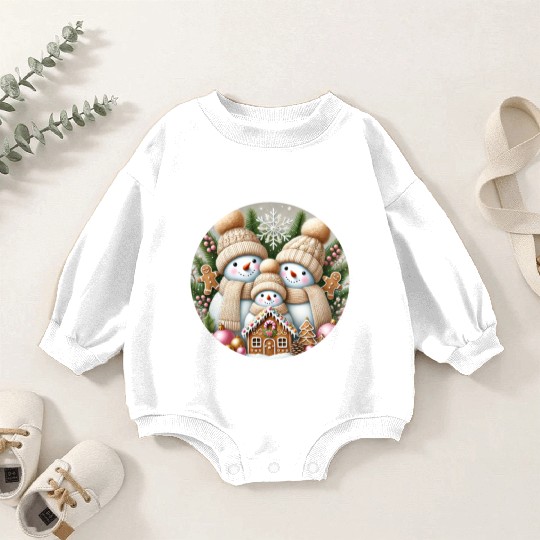 Snowman Christmas, Merry Christmas Baby Romper Sweatshirts