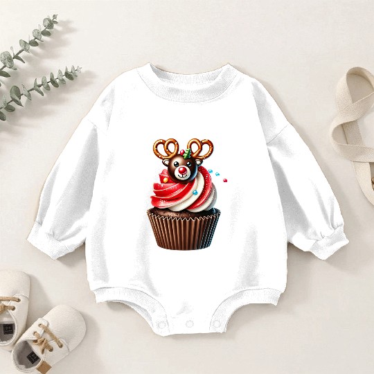 Christmas ice cream, Merry Christmas Baby Romper Sweatshirts