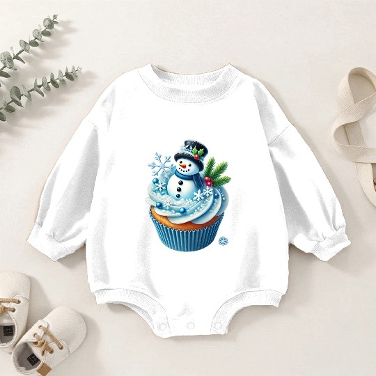 Christmas ice cream, Merry Christmas Baby Romper Sweatshirts