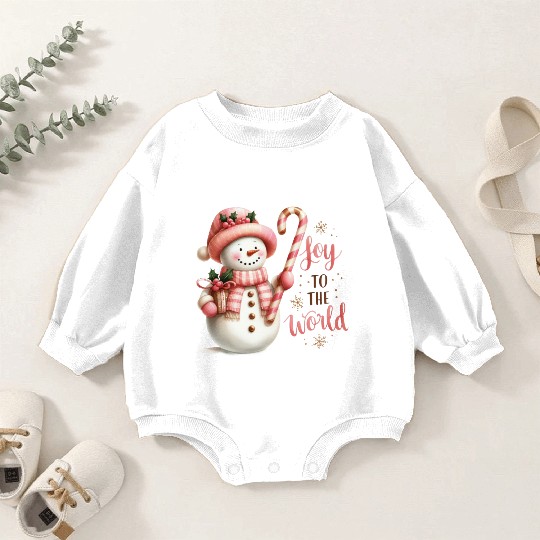 Joy To The World Baby Romper Sweatshirts