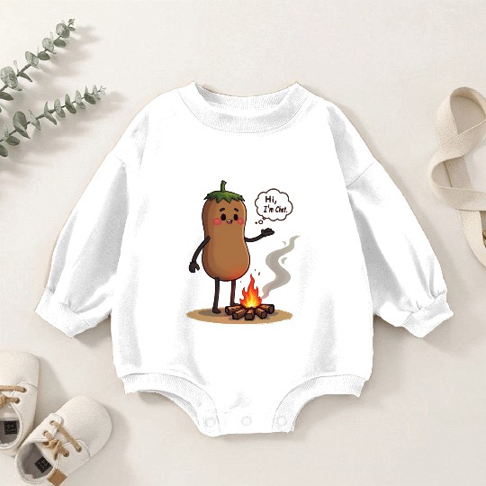 Chestnuts Roasting Christmas Cartoon Baby Romper Sweatshirts
