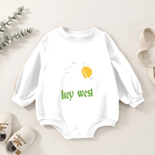 KEY-WEST FLORIDA Sunshine-State West Keys Baby Romper Sweatshirts