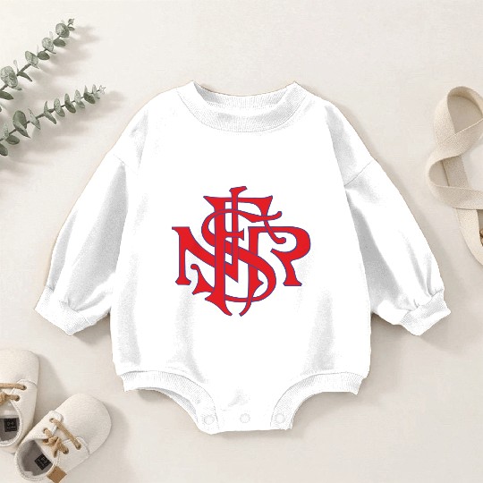 Our Lady of the Rosary of Fátima - NSRF monogram Baby Romper Sweatshirts