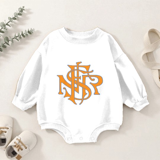 Our Lady of the Rosary of Fátima - NSRF monogram Baby Romper Sweatshirts
